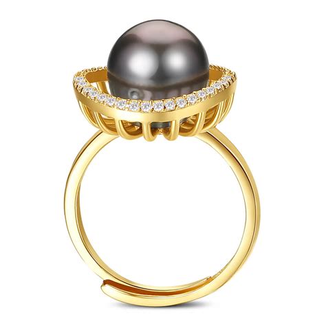 Black Pearl Ring - Jewepiter