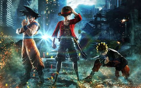 3200x1800px | free download | HD wallpaper: Jump Force Goku Naruto ...