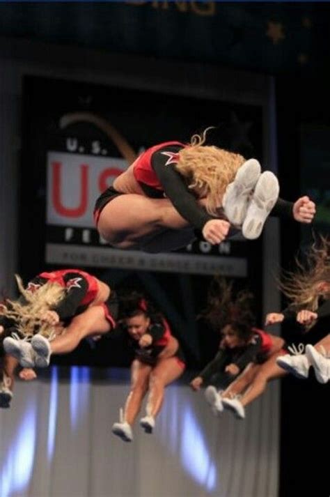 Cheer Challenge Day 8: pike jump. I'm the girl in the back. Cheer Jumps, Cheerleading Workouts ...