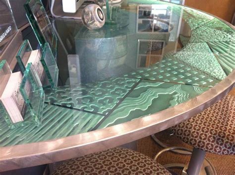 custom glass table tops - Sans Soucie Art Glass