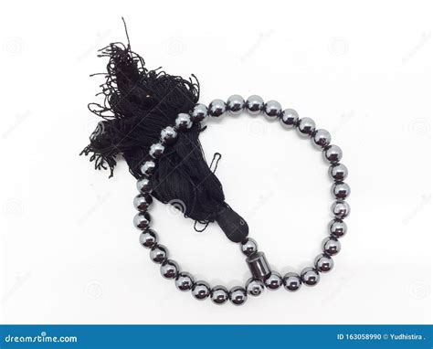 Islam Religious Praying Beads Rope in White Isolated Background 25 ...