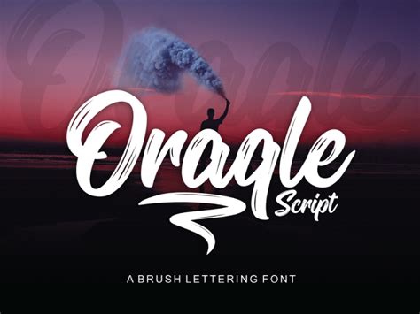 Oraqle - Free Brush Font by Pixel Surplus on Dribbble