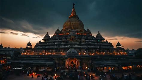 Ayodhya - Ram Mandir Aerial View | AI Video - YouTube