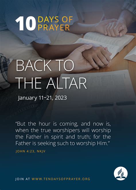 10 DAYS OF Prayer 2023 Material- 11 to 23 JAN 2023 - ####### J O I N A ...