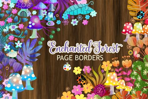 Enchanted Forest Page Border Decorations