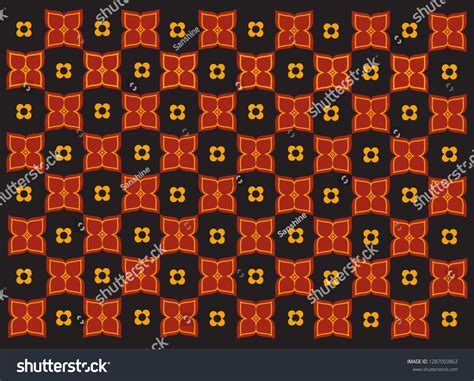 Aceh Art Batik Pattern Stock Vector (Royalty Free) 1287003862 | Shutterstock