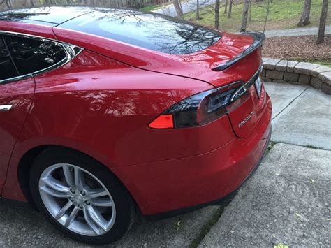 For 2012-2021 Tesla Model S Spoiler Wing Real Carbon Fiber Rear Trunk Lip OEM | eBay