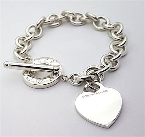 Tiffany And Co Bangle - Tiffany & Co. Sterling Silver Heart Charm Bracelet - Save up to 90% at ...