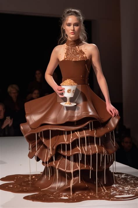 Melting chocolate dress by Coolarts223 on DeviantArt