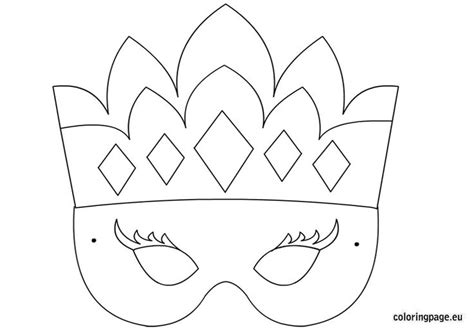 8 Best Images of Printable Princess Masks - Halloween Mask Templates Printable, Princess Mask ...