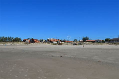 The Beach, Atlantic Ocean, Rio Grande Do Sul, Brazil Stock Image ...