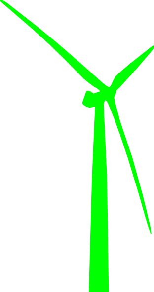 Wind Turbine Green Clip Art at Clker.com - vector clip art online ...