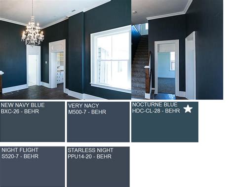 Hallway paint color - Nocturne Blue HDC-CL-28 BEHR | Hallway paint, Hallway paint colors, Paint ...