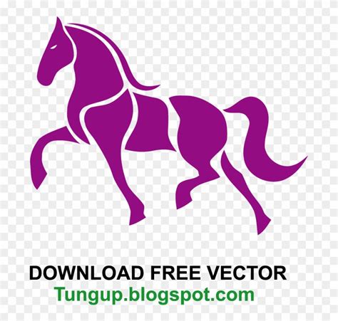 Logo Vector Premium Horse Abstract File - Jumping Bull Logo Clipart (#5186426) - PikPng