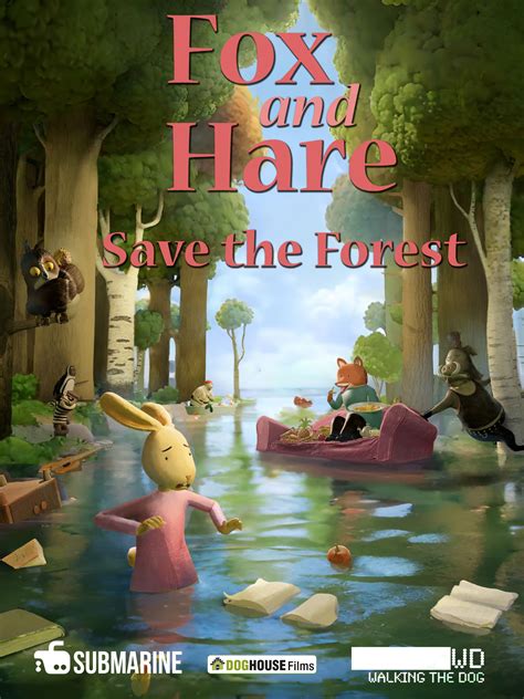 Fox and Hare Save the Forest | Cartoon Movie