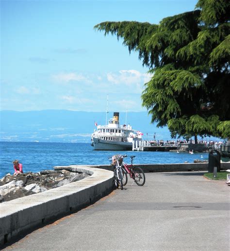 Lake Geneva view from Vevey, Switzerland. | Beautiful places to visit, Scenery, Lake geneva