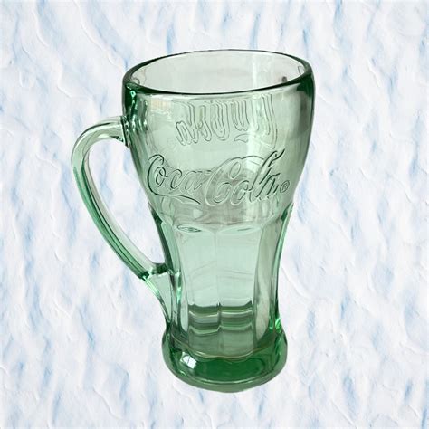 Vintage Libbey Coca Cola Coke Glass Mug With Handle Thick - Etsy