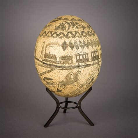 19th Century Carved Ostrich Egg, South Africa For Sale at 1stDibs ...