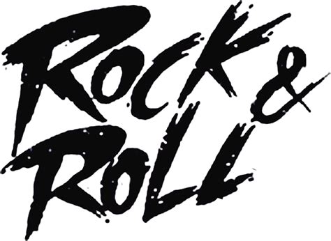Rock N Roll Font | Music illustration, Rock and roll, Rock music