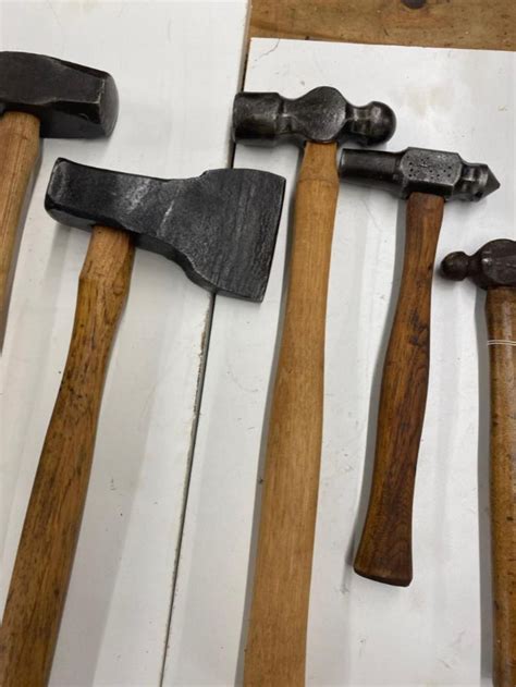 Lot of 5 Blacksmith Hammers