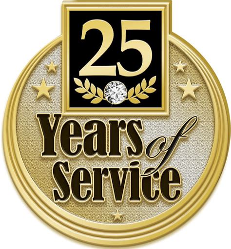 Years Service Pins | 25 Years Service Pin