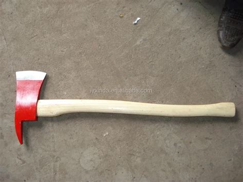 Wooden Handle Firefighter Axe For Fire Fighting - Buy Firefighter Axe ...