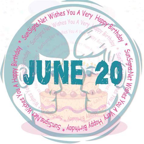 June 20 Zodiac is a Cusp Gemini and Cancer, Birthdays and Horoscope - SunSigns.Net