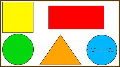 Triangle Square Circle And Rectangle Clipart