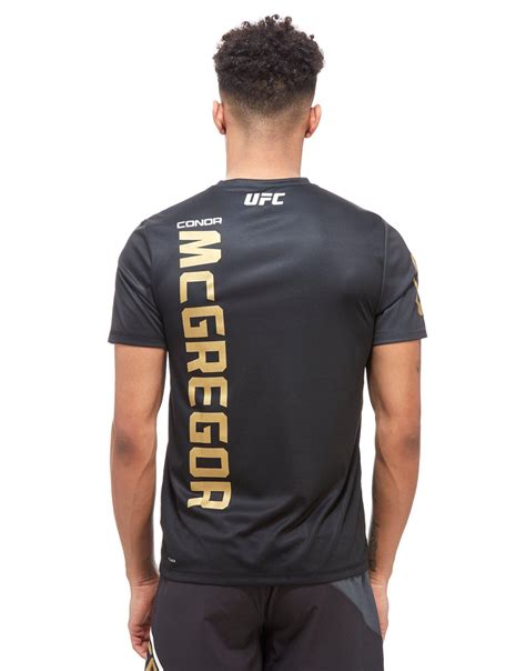 Reebok Ufc Conor Mcgregor Walkout T-shirt in Black for Men - Lyst