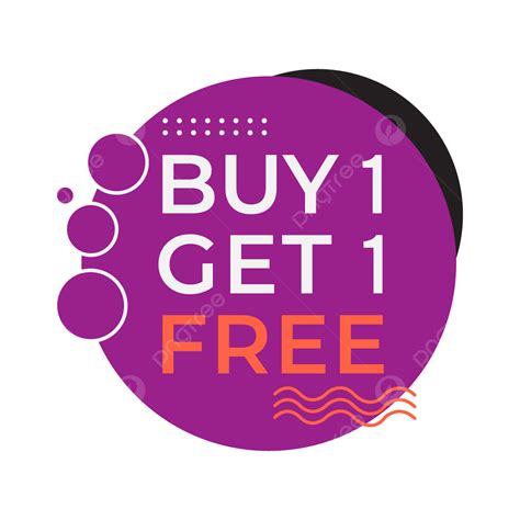 Buy 1 Get Free Tag Vector, Buy1 Get1, Buy 1 Get 1, Buy One Get One PNG and Vector with ...