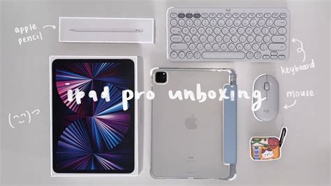 M1 iPad Pro 11" Silver unboxing + accessories 🌷 - YouTube