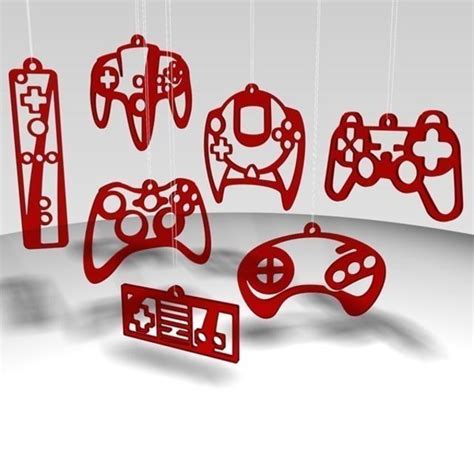 Gaming Christmas Tree Ornaments or Geek Mobile • GadgetyNews