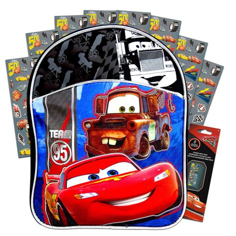 Buy Disney Cars Toddler Preschool Backpack Set - Bundle Includes 11 Inch Disney Cars Mini ...