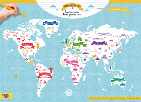 World Map of cultures on Pantone Canvas Gallery