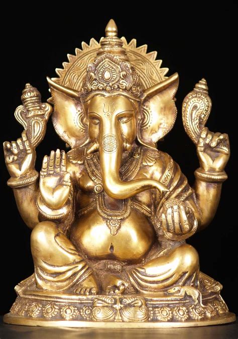 TELUGU WEB WORLD: BRONZE LORD GANESH STATUE