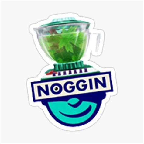 "Noggin Logo" Sticker for Sale by deadbeatdaughtr | Redbubble