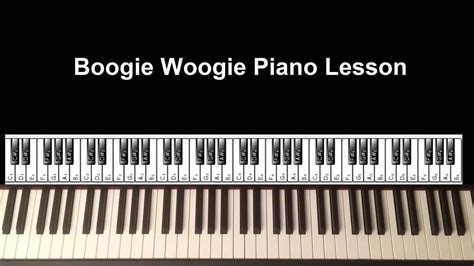 Boogie Woogie Piano Lesson - YouTube | Piano lessons, Piano, Boogie woogie