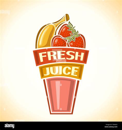 Vector logo for Fresh Juice Stock Vector Image & Art - Alamy