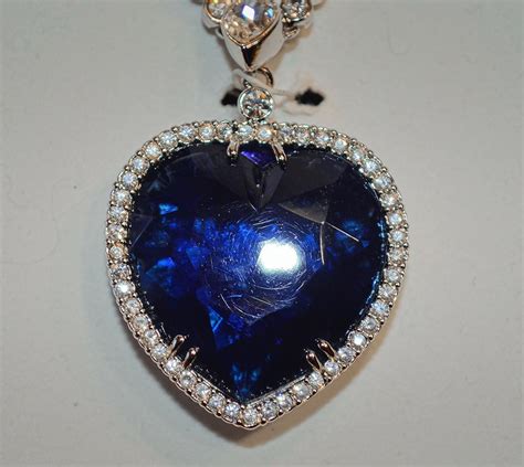 Amazon.com : Titanic Necklace The Heart of the Ocean by J. Peterman : Everything Else