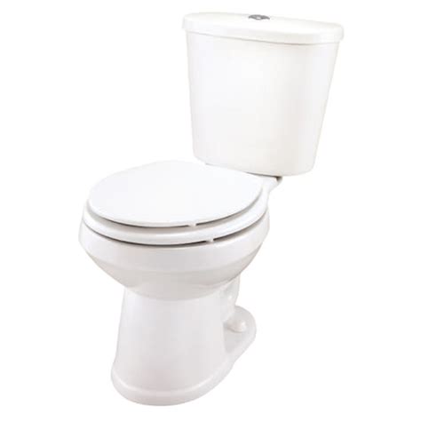 View 2 of Gerber DF-21-102 Gerber DF-21-102 Maxwell White Dual Flush Two-Piece Round Front Toilet