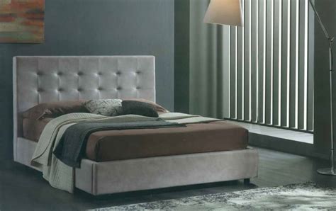 LETTO MATRIMONIALE IMBOTTITO CON CONTENITORE MOD PRIMO