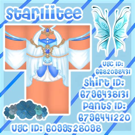 Roblox Fantasy Cosplay Dresses with matching accessories in 2021 | Soft aesthetic outfits ...