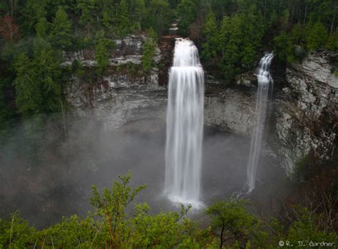 Coon Creek Falls in Fall Creek Falls State Park, Tennessee