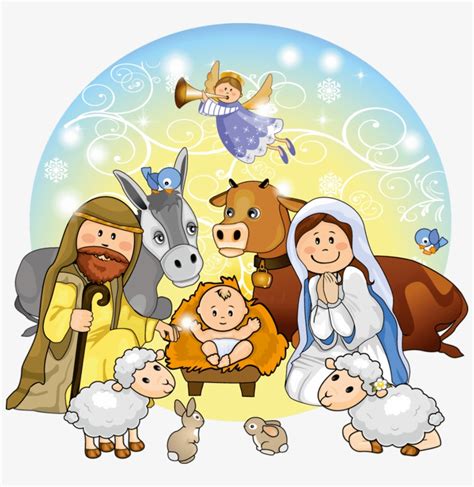 Cute Christmas Nativity Scene Clip - Christmas Nativity Clipart - Free ...