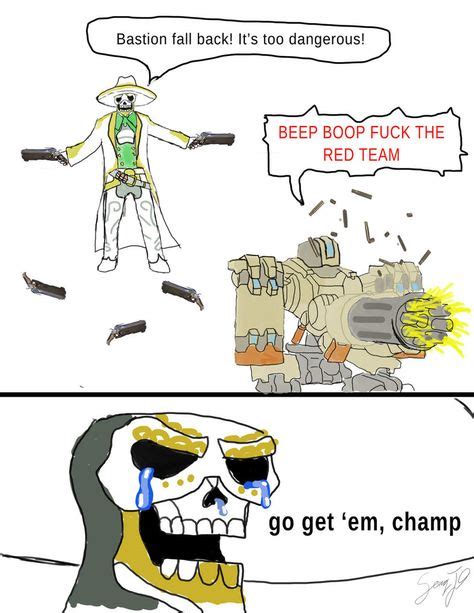 BASTION IS SOOOOO ME XD | Overwatch comic, Overwatch memes, Overwatch funny