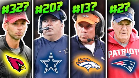 Ranking All 32 NFL Head Coaches of 2023 From WORST to FIRST