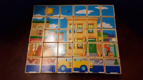 Sesame Street Wooden Blocks Playset | #1908788474