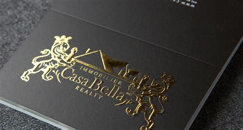 Foil Stamping Business Cards - Luxury Cards Canada