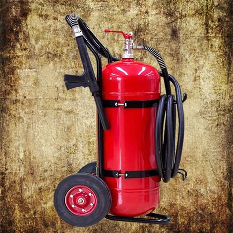 Wheeled Dry Powder Fire Extinguisher - Pros Marine for Marine Safety ...