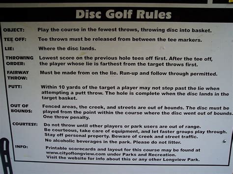 Disc Golf Rules | Explore drewesque's photos on Flickr. drew… | Flickr ...